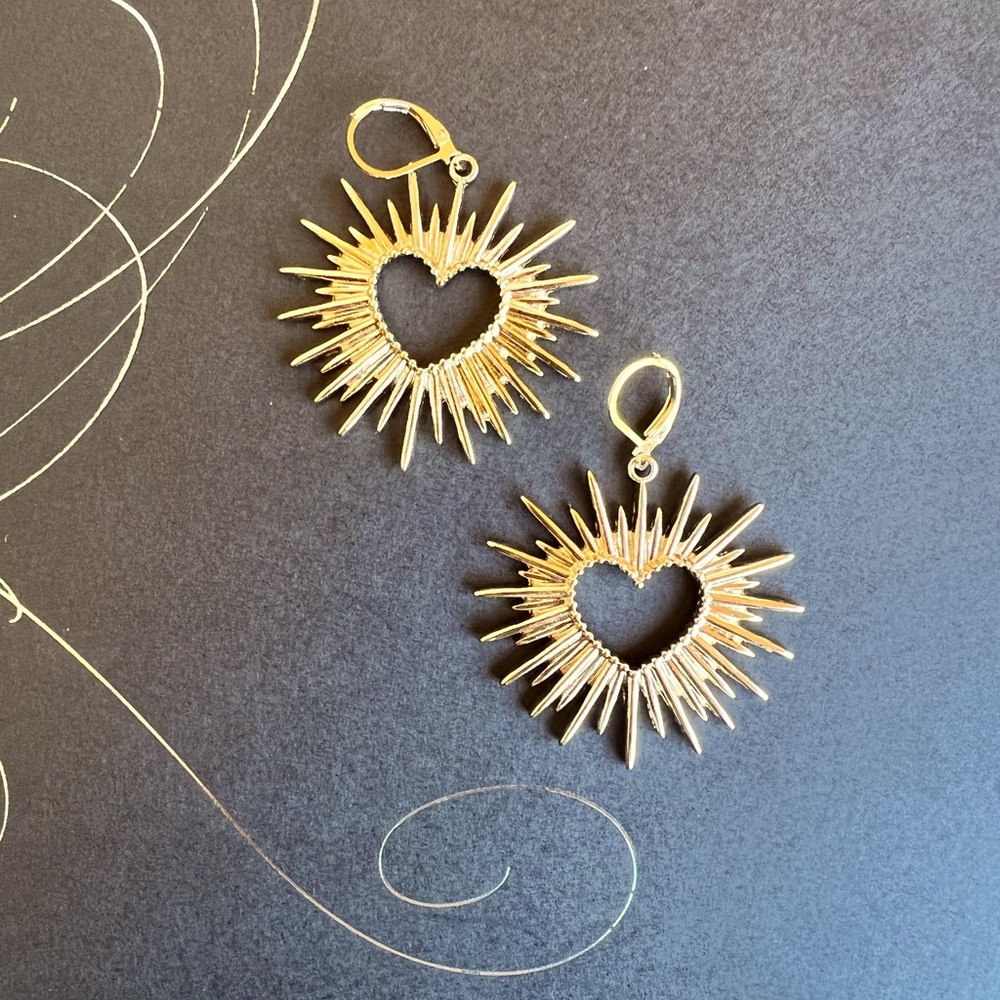 Heart earrings